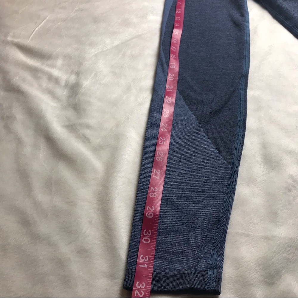 Victoria Secret PINK Pants Leggings XS Full Length Tight High Waist Navy Blue - Picture 9 of 14